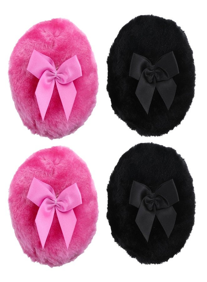 Guduling 4 Pcs Dusting Powders Puff,3.5 In Body Puffer for Powders,Soft Powder Puffs for Body Powder, Washable Reusable Dusting Puff Wet Dry Makeup Tool for Babys & Kid & Adult - Image 1